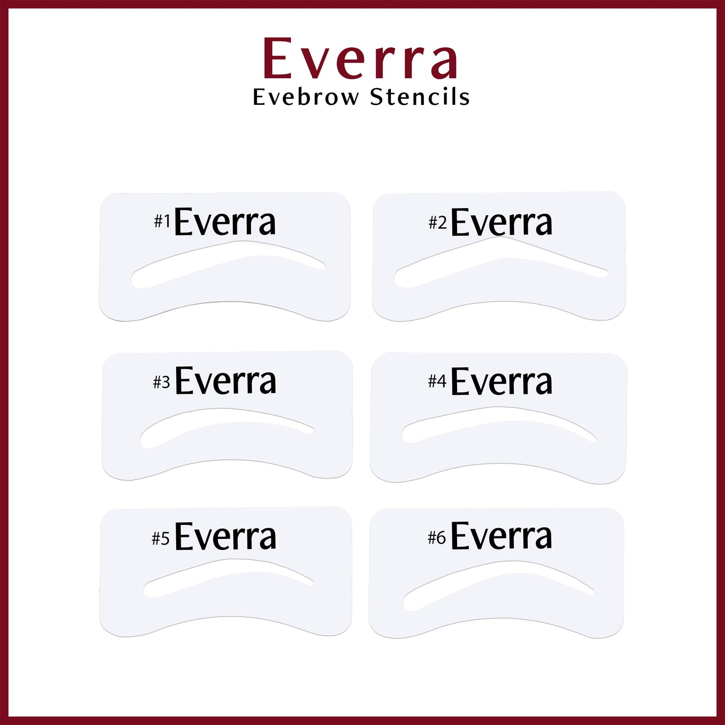 Flawless Airbrush Brow Stencil image 1