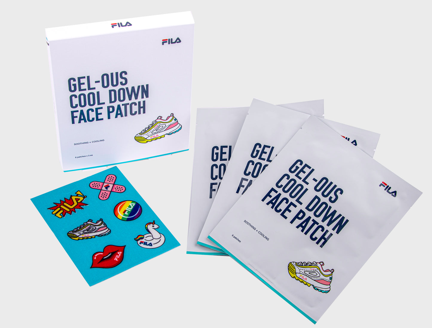 FILA Gel-ous Cool Down Face Patch