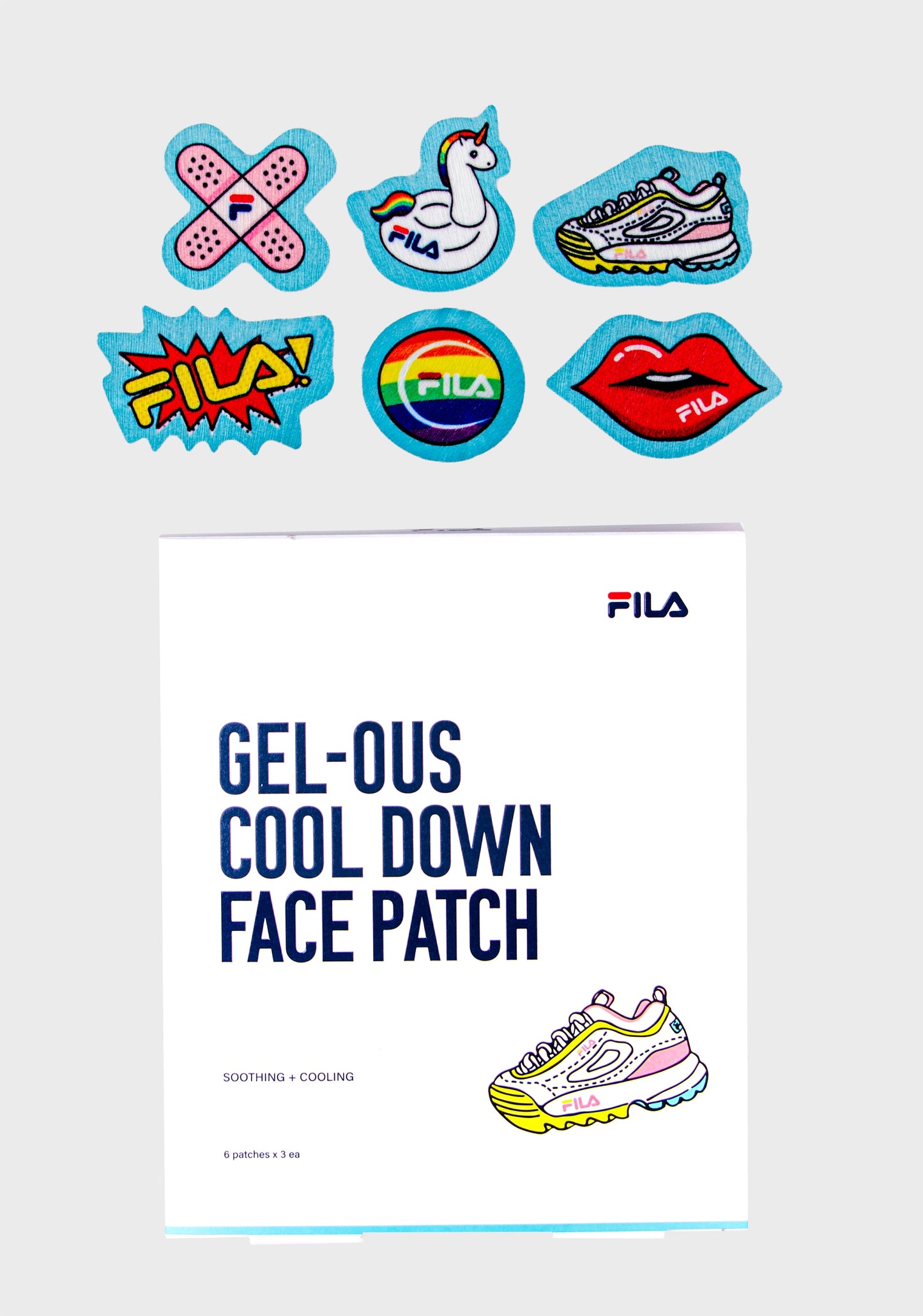 FILA Gel-ous Cool Down Face Patch