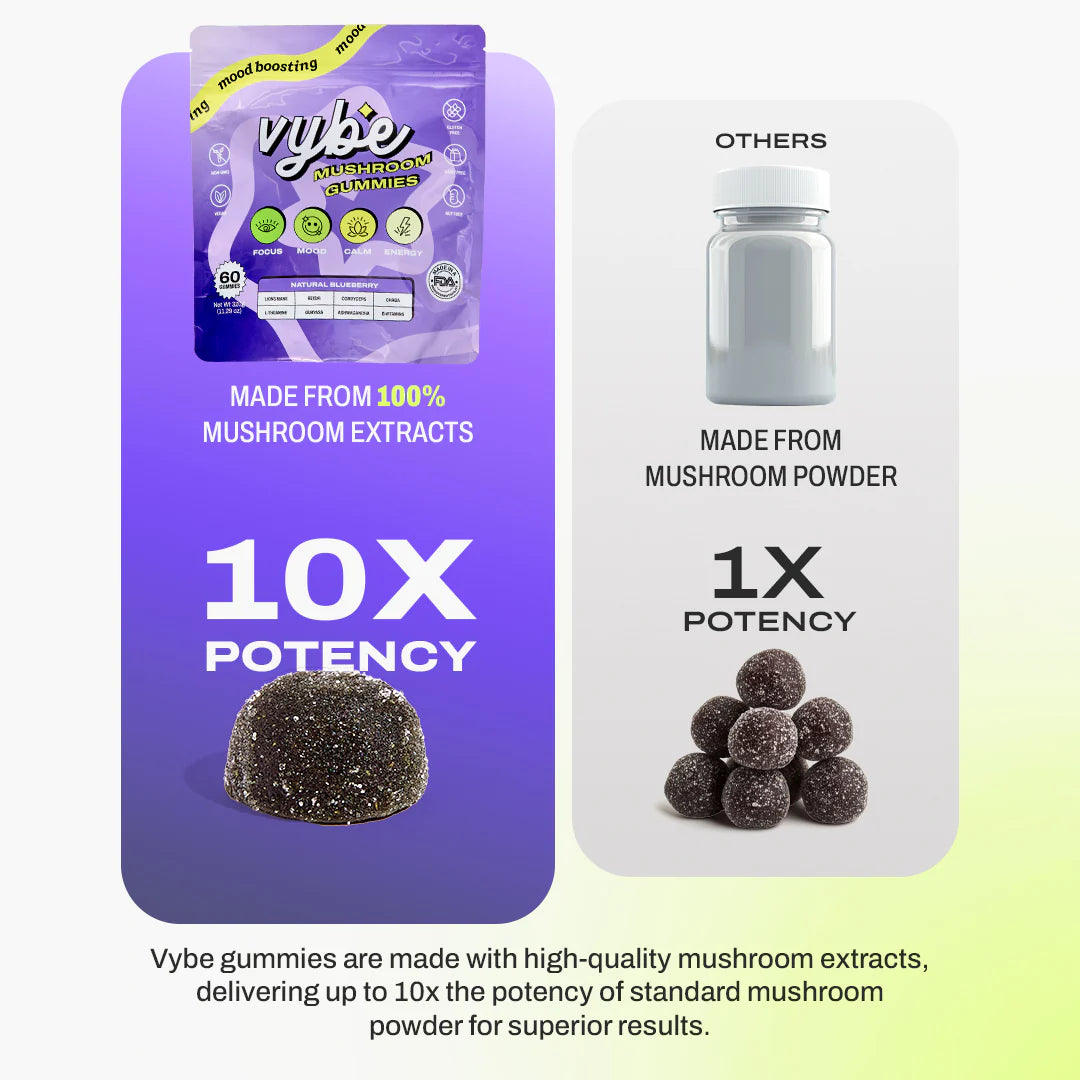Vybe Mushroom Gummies