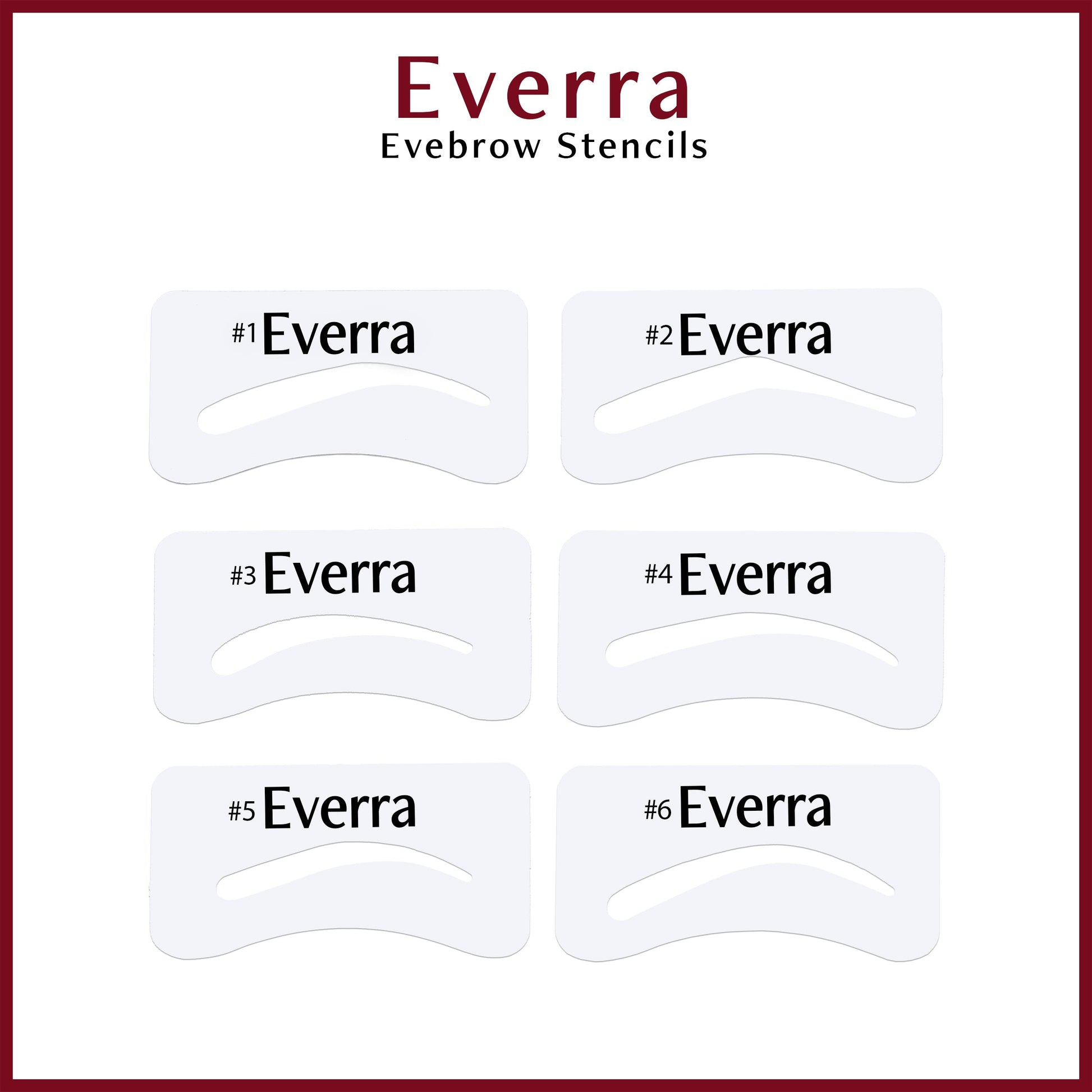 Flawless Airbrush Brow Stencil image 1