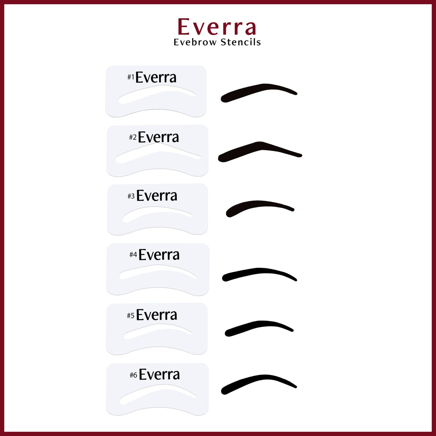 Flawless Airbrush Brow Stencil image 3