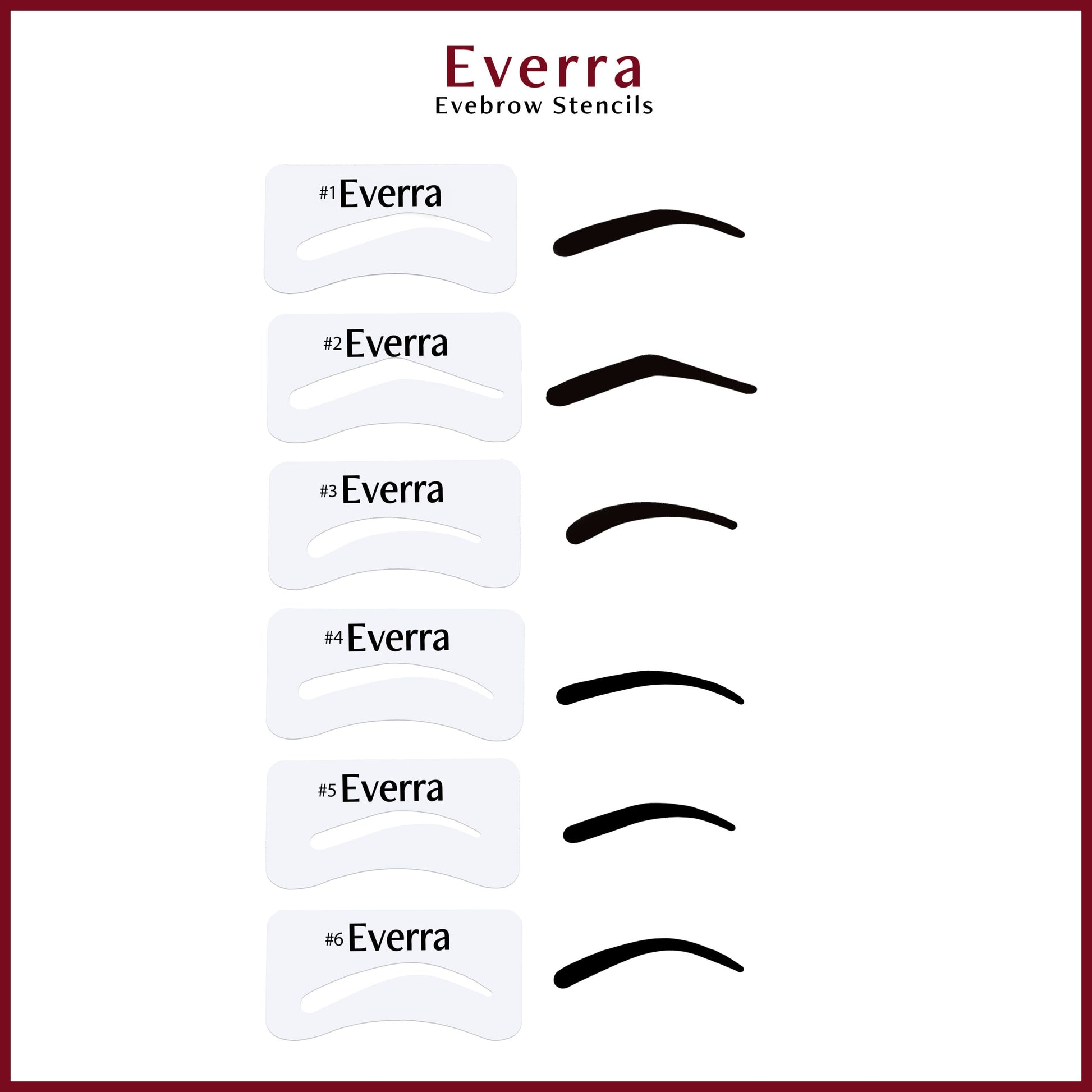 Flawless Airbrush Brow Stencil image 3