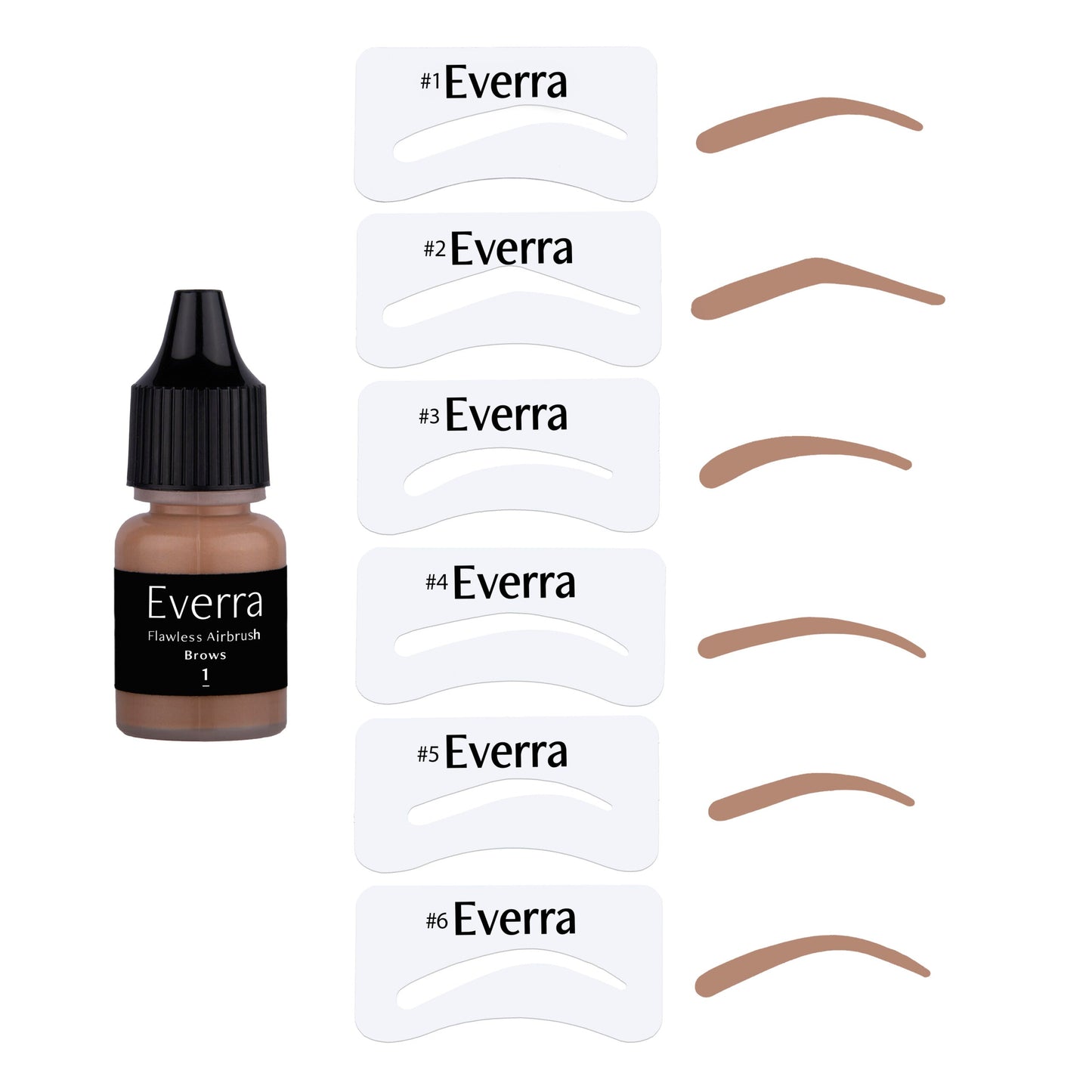 Flawless Airbrush Brow Stencil image 4